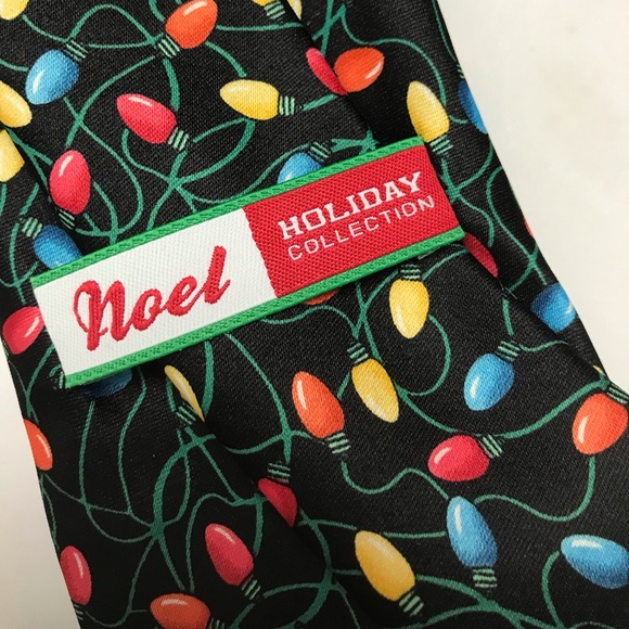 Noel Holiday Lights Tie - Picture 3 of 6